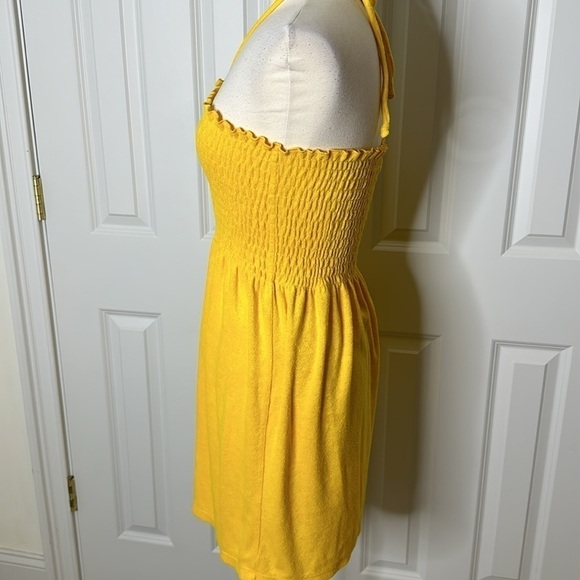 Juicy by Juicy Couture Morning Sunshine Micro Terry Smocked Dress SzM - Picture 3 of 6